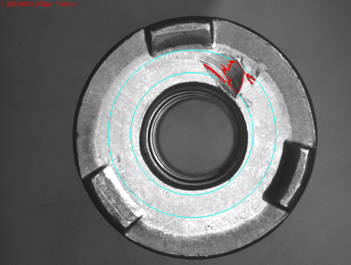軸承螺母檢測（軸承螺母尺寸及缺陷視覺檢測）-機器視覺_視覺檢測設(shè)備_3D視覺_缺陷檢測