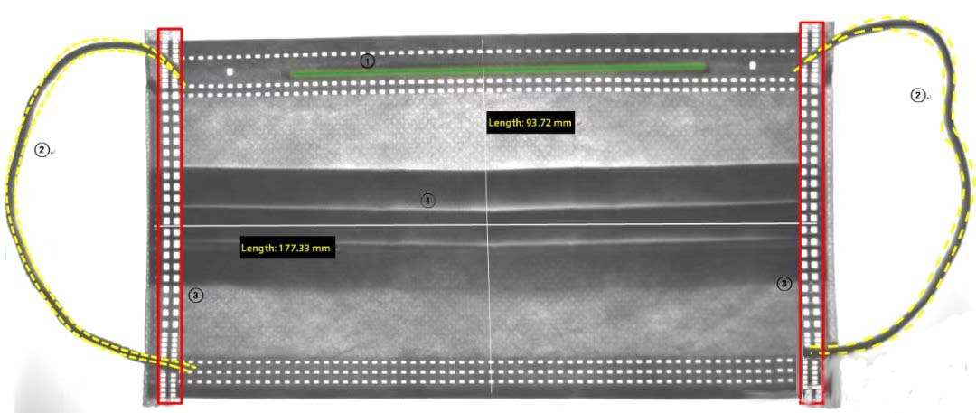 口罩自動檢測（口罩表面臟污缺陷視覺檢測）-機(jī)器視覺_視覺檢測設(shè)備_3D視覺_缺陷檢測