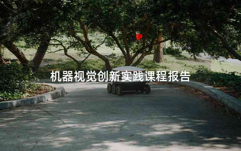機(jī)器視覺(jué)創(chuàng)新實(shí)踐課程報(bào)告