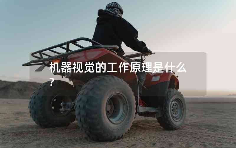 機(jī)器視覺的工作原理是什么?