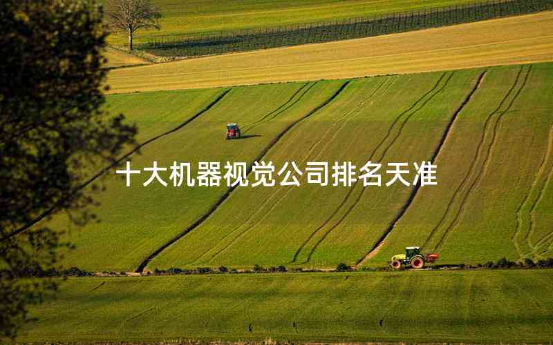 十大機器視覺公司排名天準