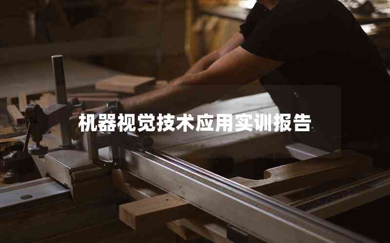 機器視覺技術(shù)應(yīng)用實訓報告