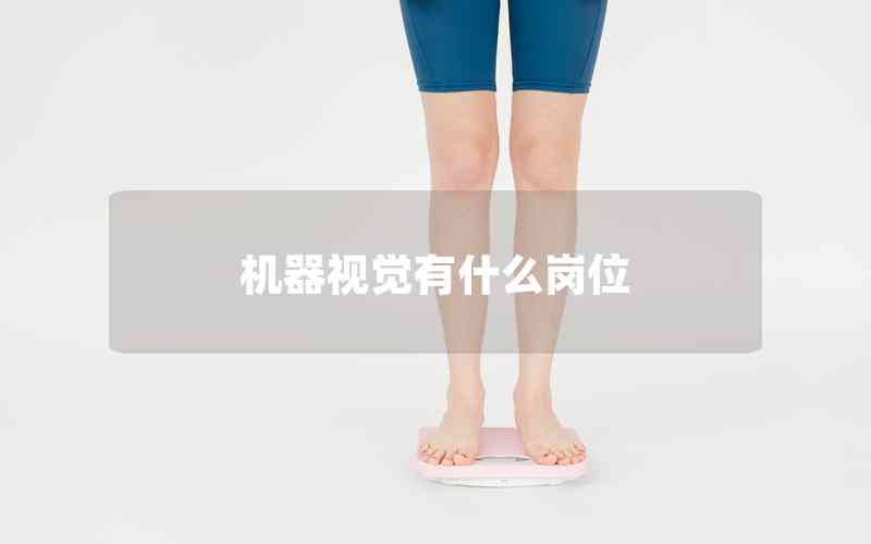 機(jī)器視覺(jué)有什么崗位