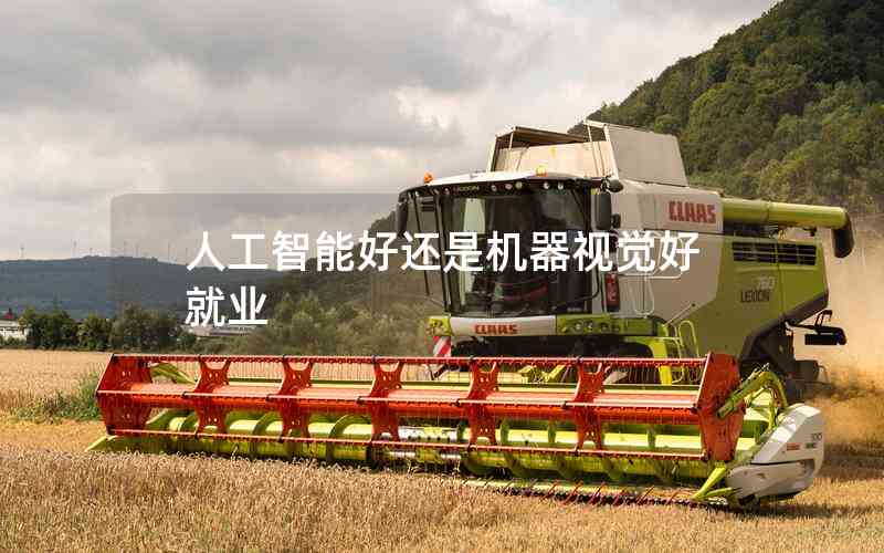 人工智能好還是機(jī)器視覺好就業(yè)