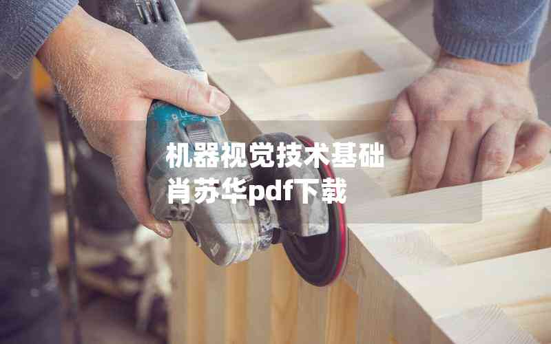 機(jī)器視覺(jué)技術(shù)基礎(chǔ) 肖蘇華pdf下載