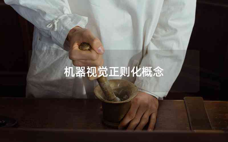 機器視覺正則化概念