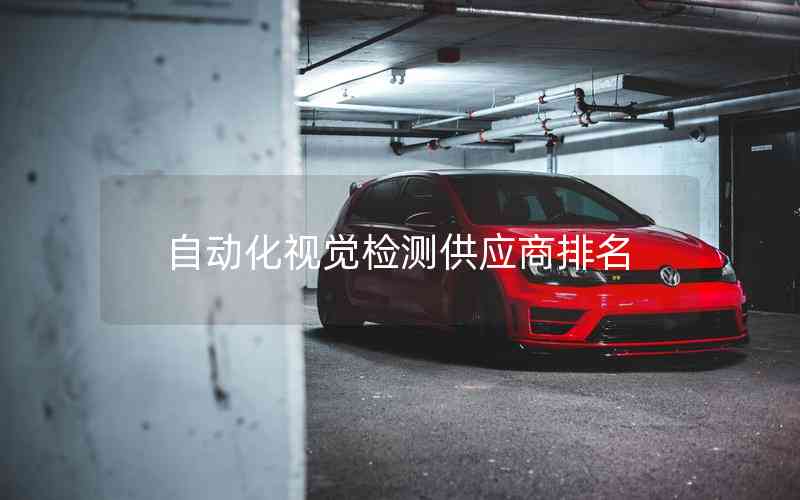 自動化視覺檢測供應(yīng)商排名