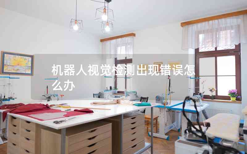 機(jī)器人視覺(jué)檢測(cè)出現(xiàn)錯(cuò)誤怎么辦