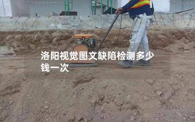 洛陽視覺圖文缺陷檢測多少錢一次