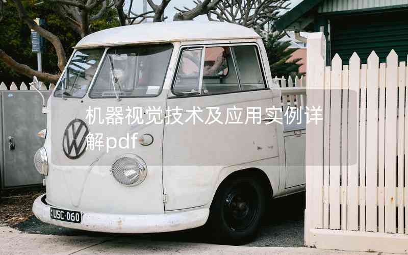 機器視覺技術及應用實例詳解pdf
