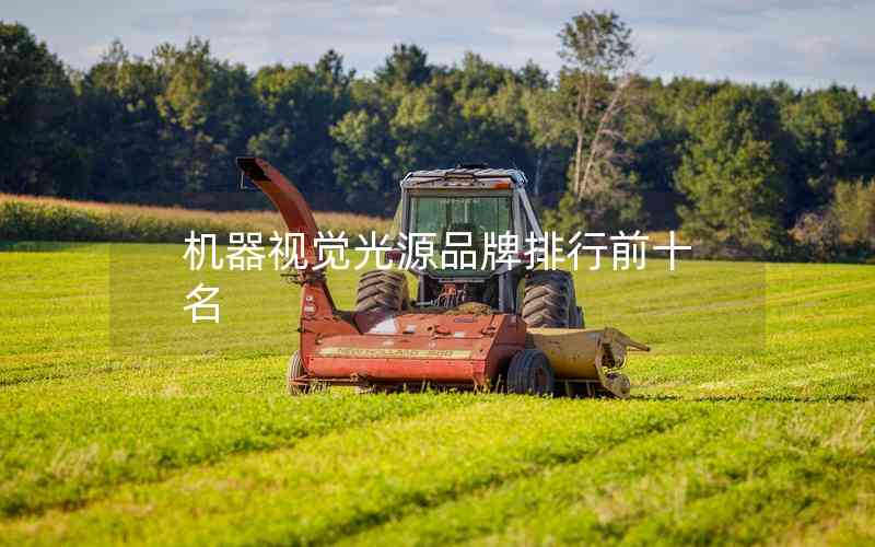 機器視覺光源品牌排行前十名