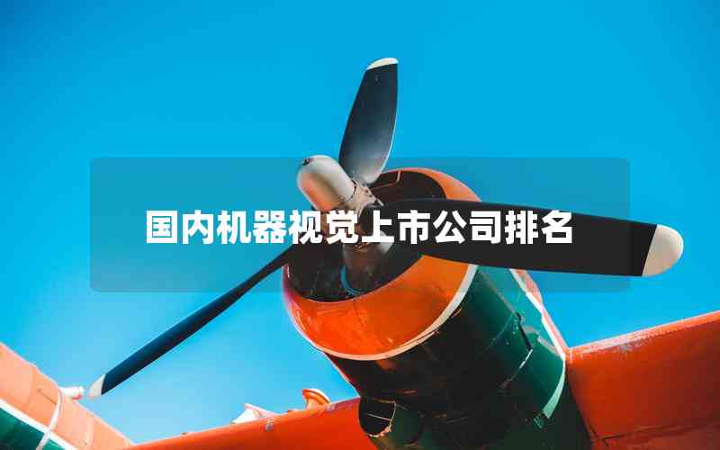 國內(nèi)機器視覺上市公司排名