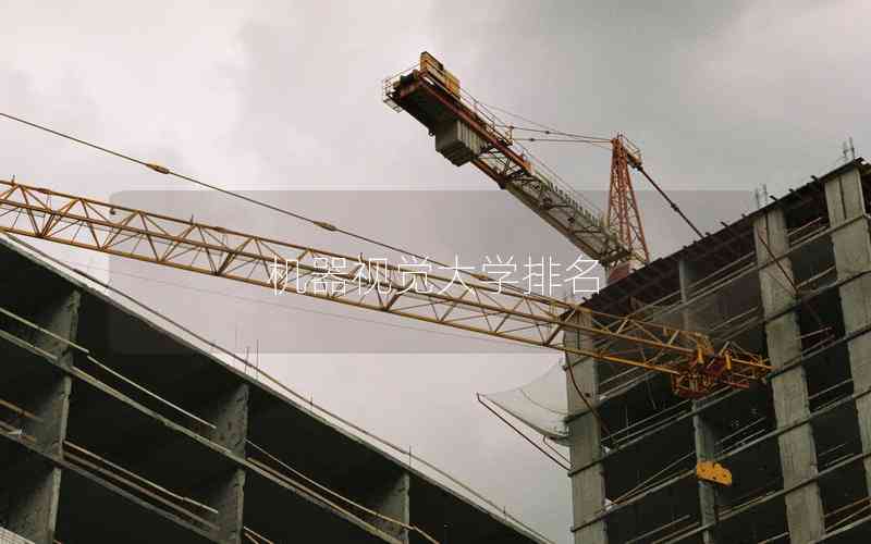 機器視覺大學排名