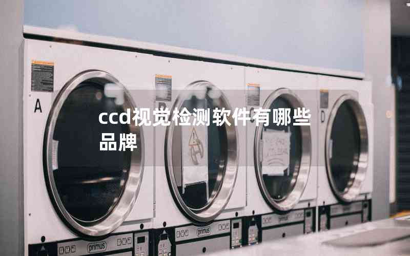 ccd視覺檢測(cè)軟件有哪些品牌