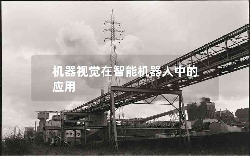 機(jī)器視覺在智能機(jī)器人中的應(yīng)用