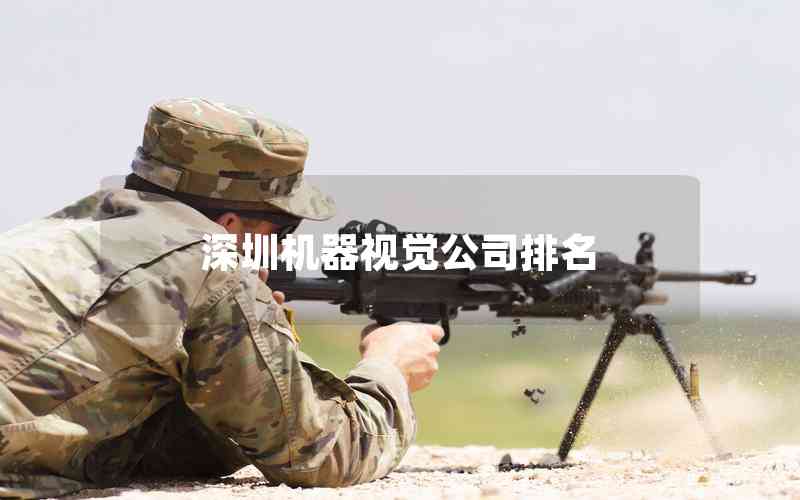 深圳機器視覺公司排名