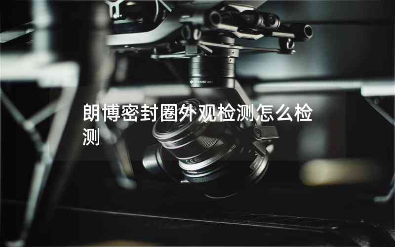 朗博密封圈外觀檢測怎么檢測