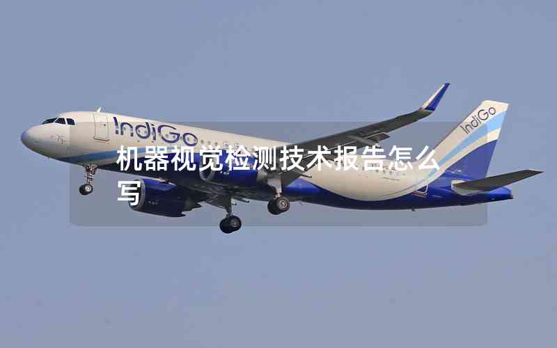 機器視覺檢測技術(shù)報告怎么寫