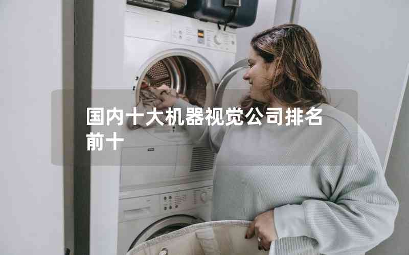 國內十大機器視覺公司排名前十