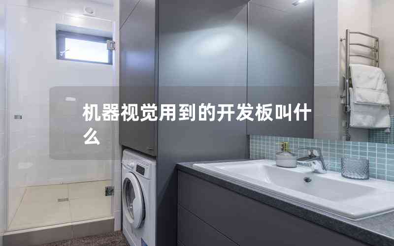 機器視覺用到的開發(fā)板叫什么