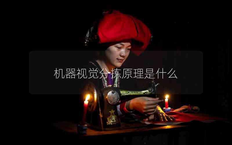 機(jī)器視覺(jué)分揀原理是什么