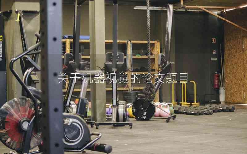 關于機器視覺的論文題目