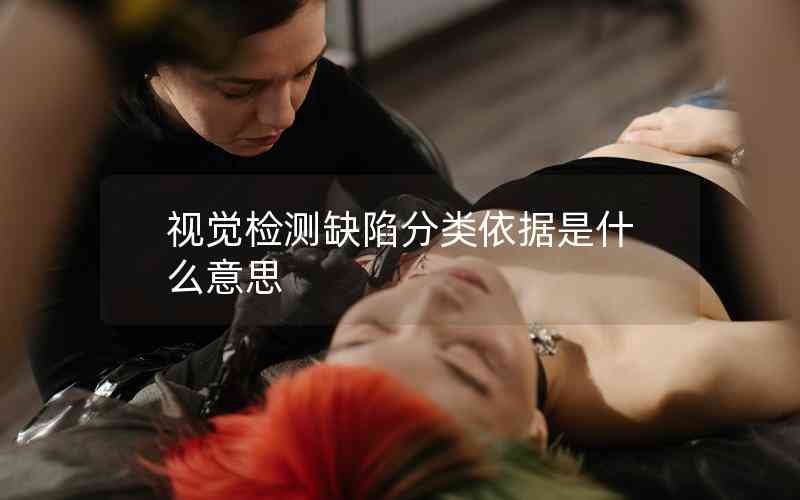 視覺檢測缺陷分類依據(jù)是什么意思