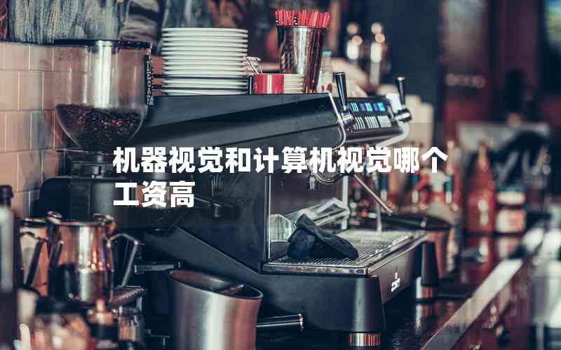 機(jī)器視覺和計(jì)算機(jī)視覺哪個工資高