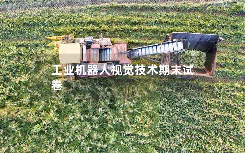 工業(yè)機(jī)器人視覺(jué)技術(shù)期末試卷