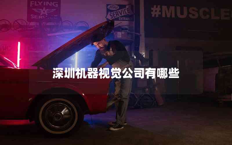 深圳機器視覺公司有哪些