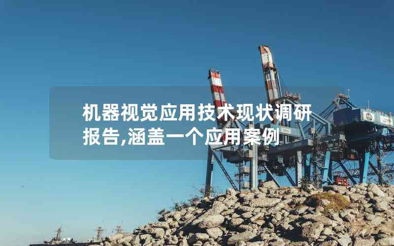 機器視覺應用技術現(xiàn)狀調研報告,涵蓋一個應用案例