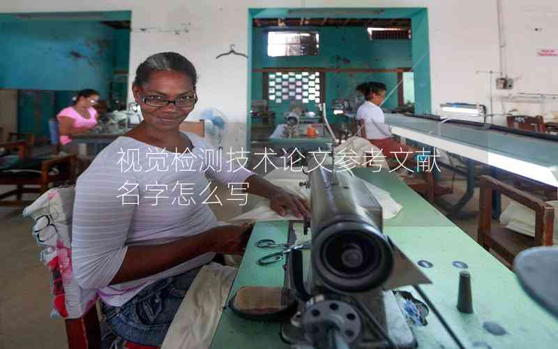 視覺檢測(cè)技術(shù)論文參考文獻(xiàn)名字怎么寫
