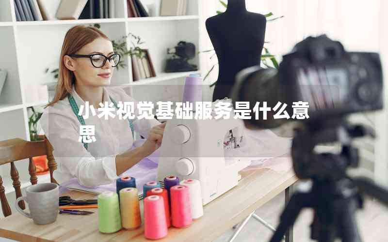 小米視覺基礎服務是什么意思