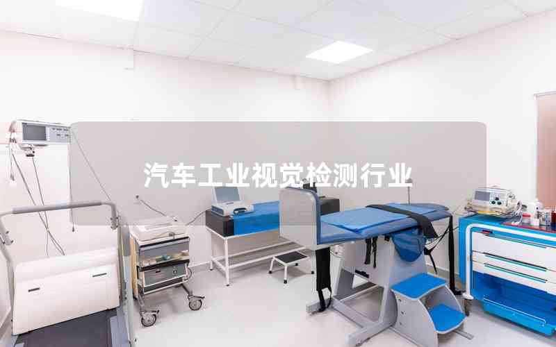 汽車工業(yè)視覺檢測(cè)行業(yè)